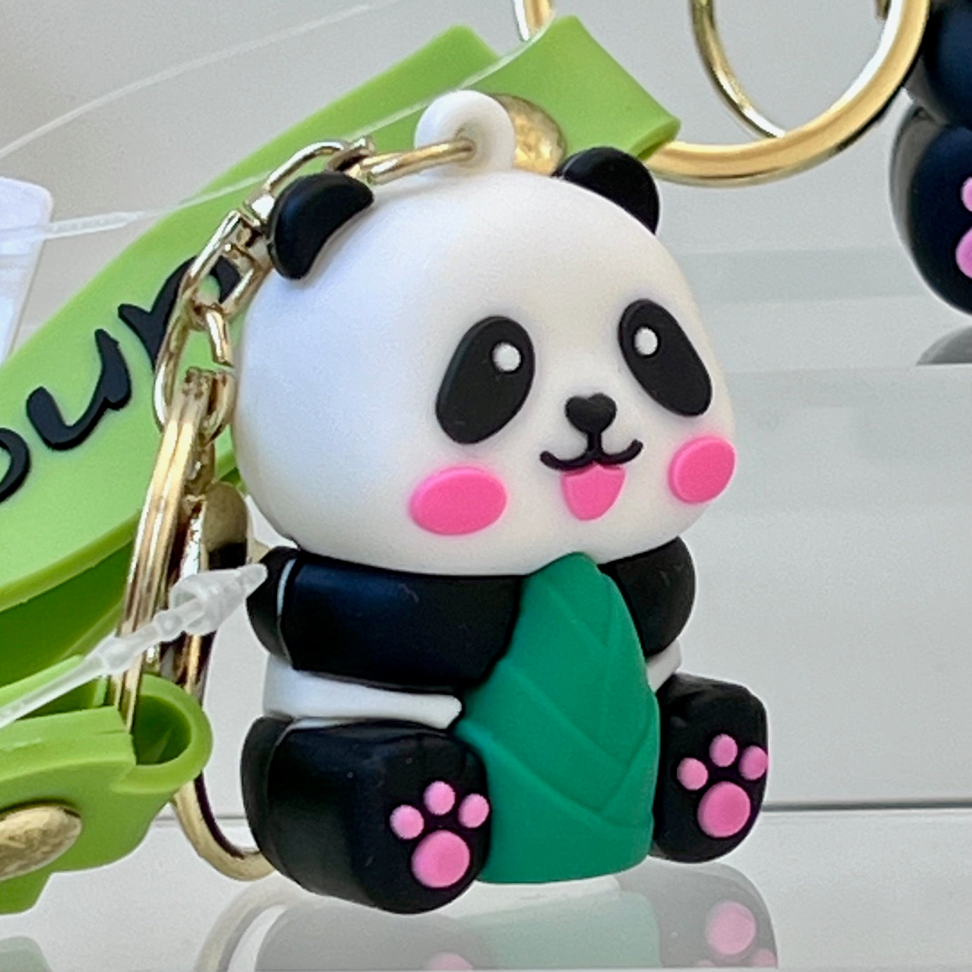 12193 Panda Key Charm-12