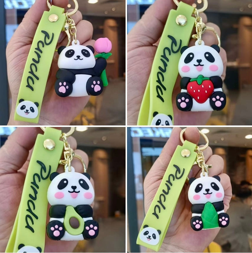 12193 Panda Key Charm-12