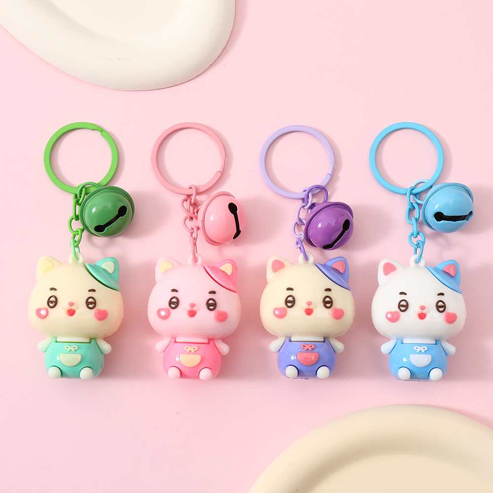 12194 Cat Key Charm-12