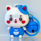 12194 Cat Key Charm-12