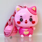 12194 Cat Key Charm-12