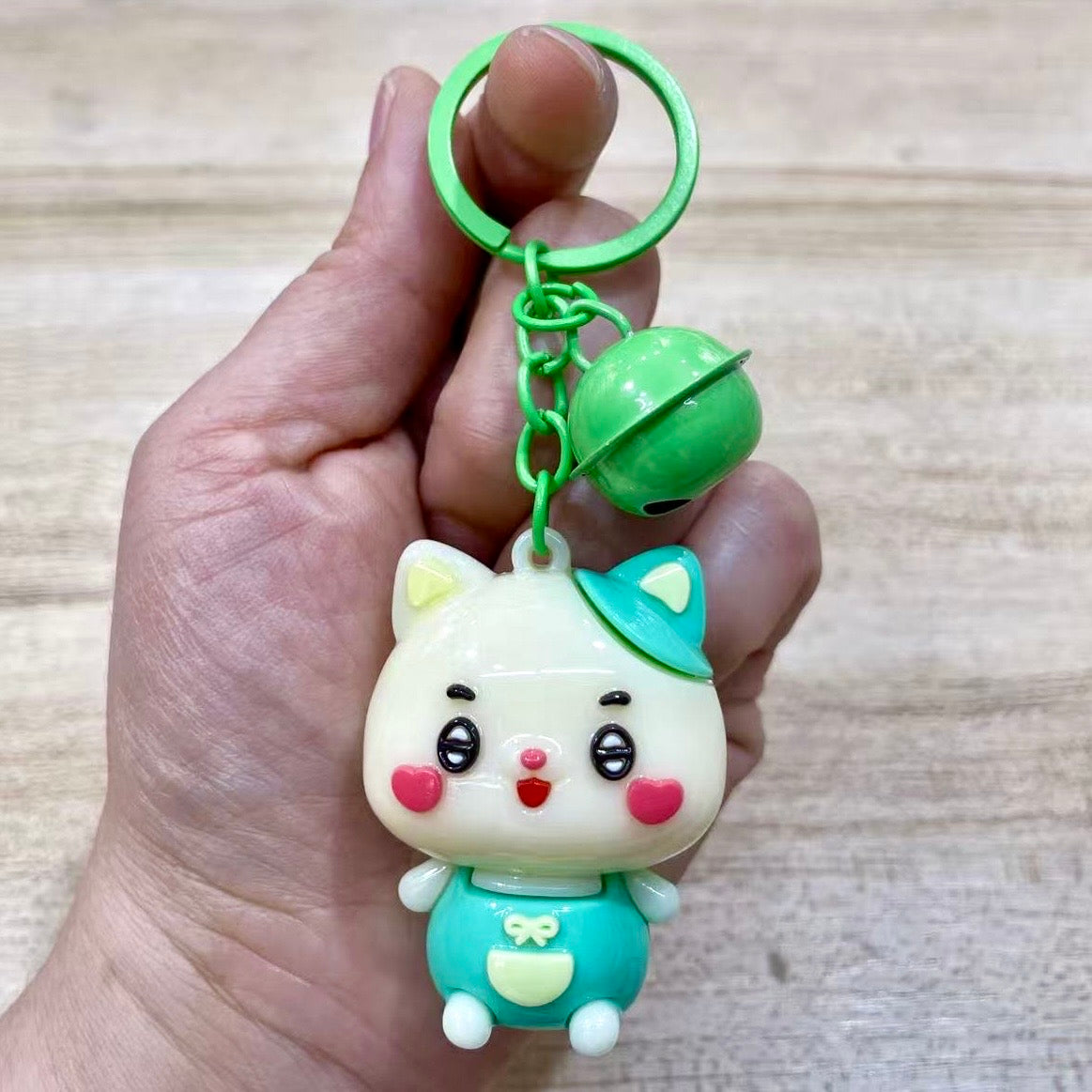 12194 Cat Key Charm-12