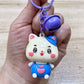 12194 Cat Key Charm-12