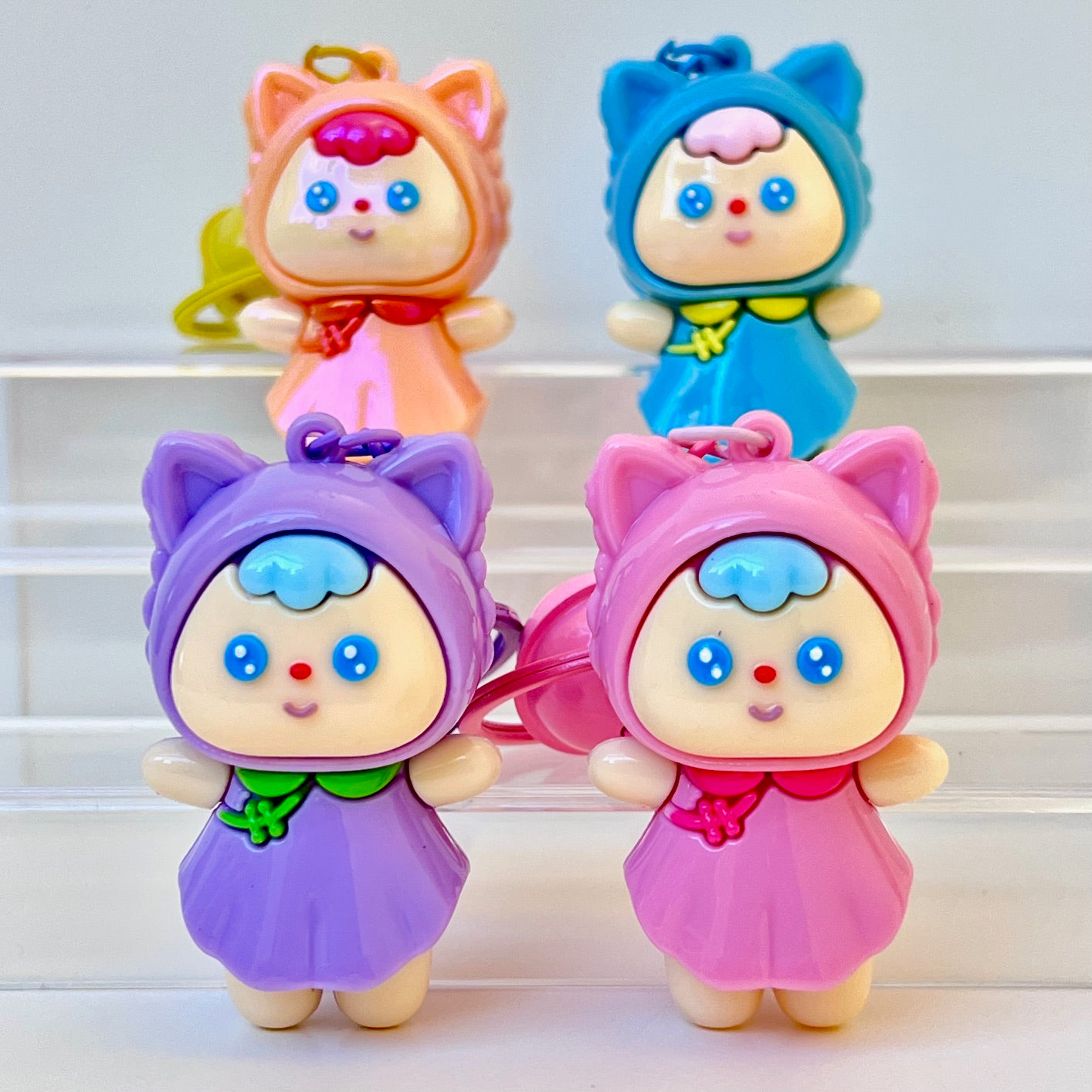 12195 Cat Doll Key Charm-12