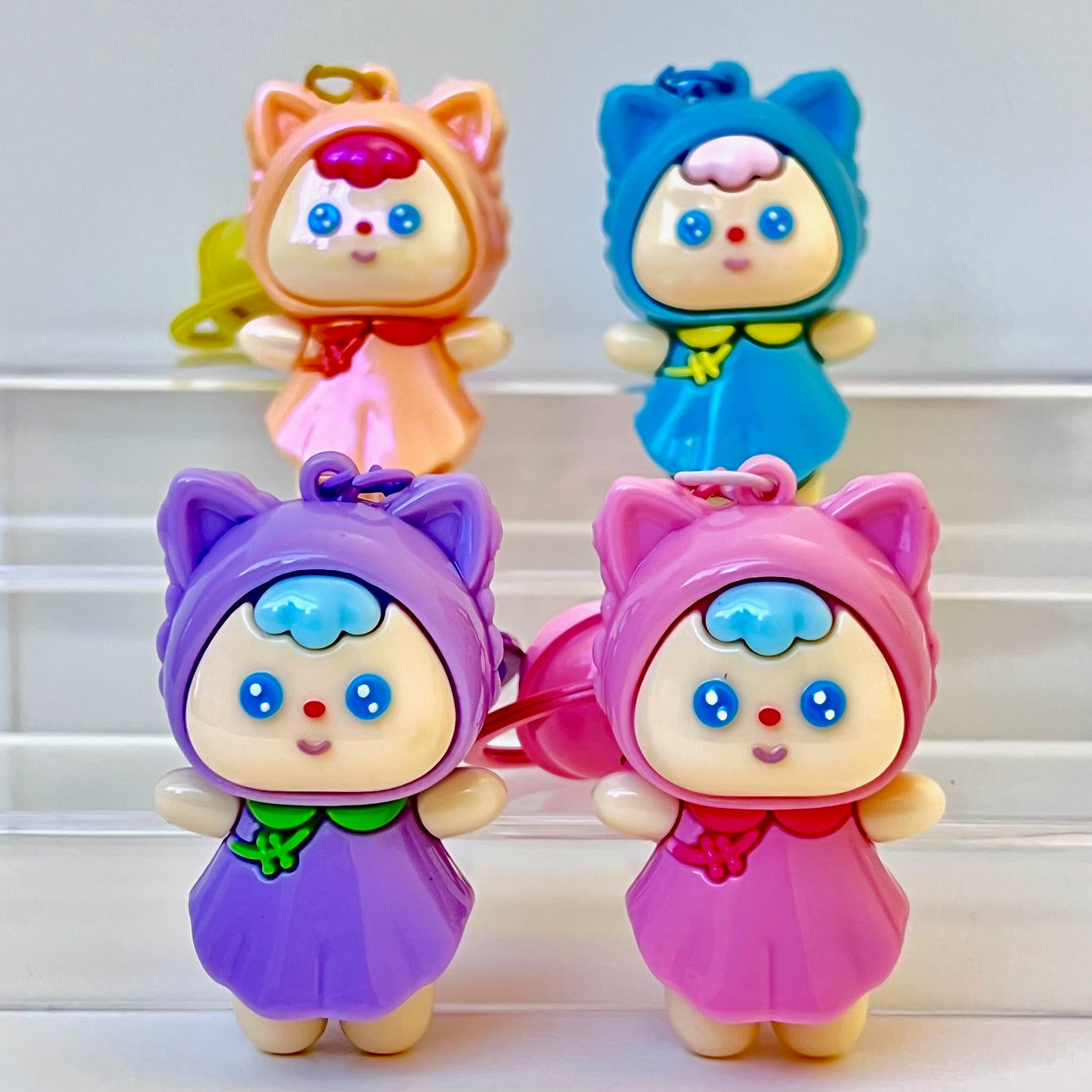 12195 Cat Doll Key Charm-12