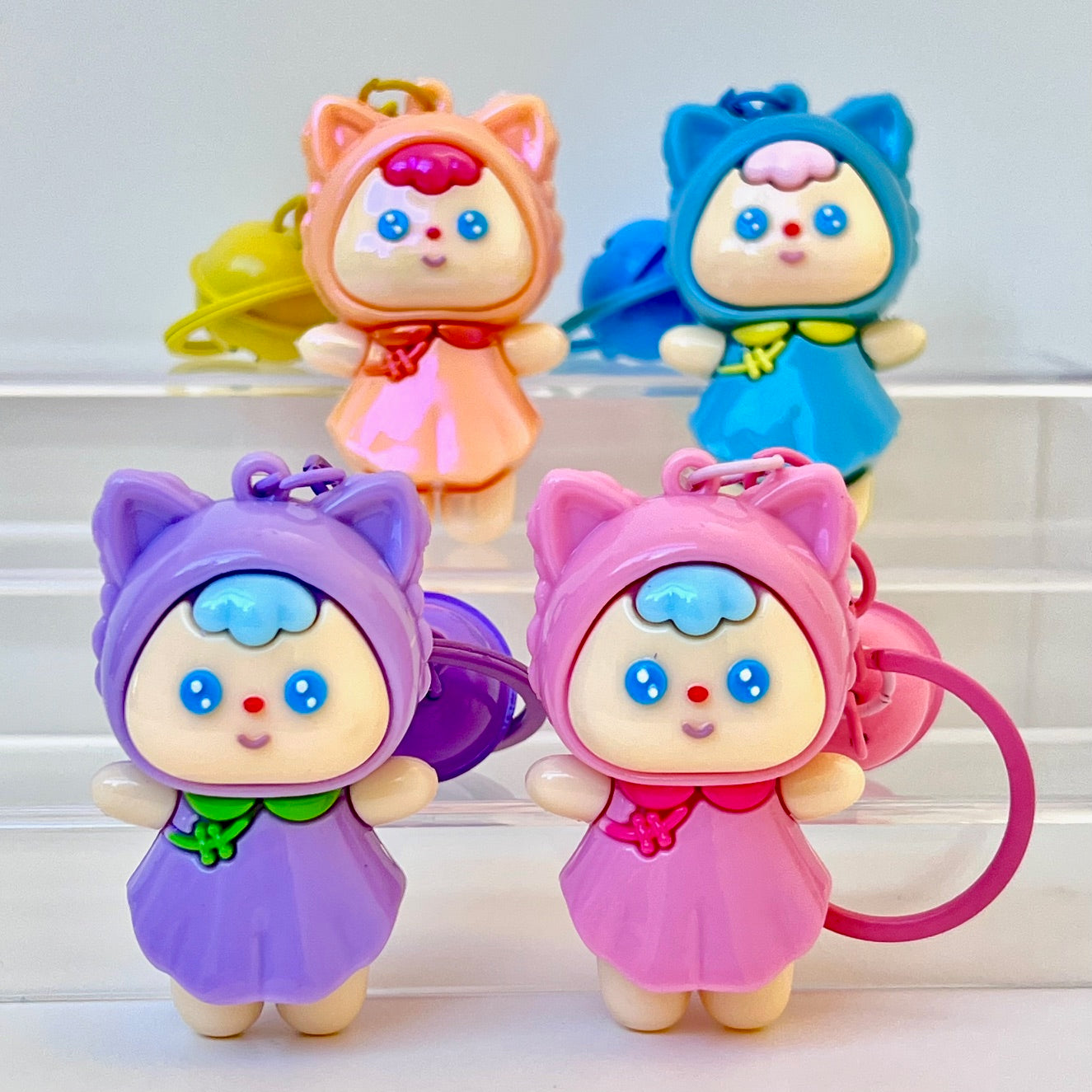 12195 Cat Doll Key Charm-12