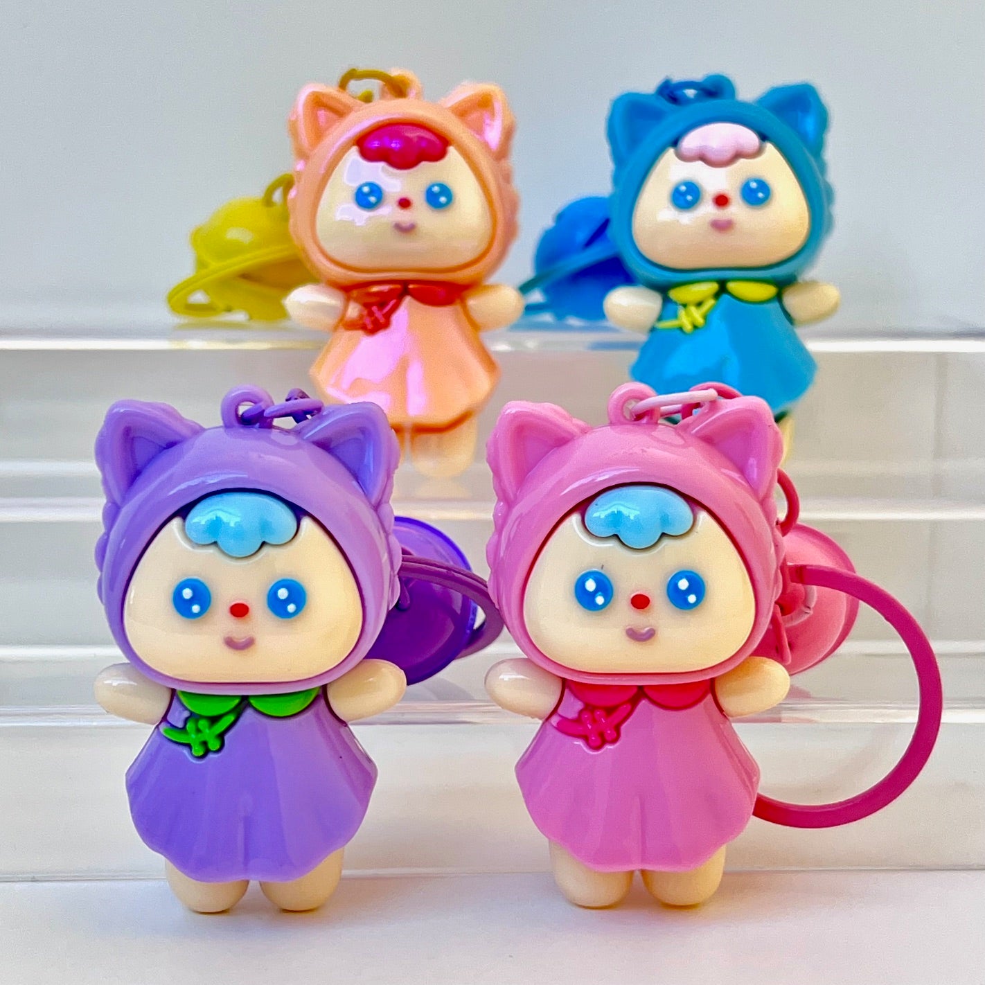 12195 Cat Doll Key Charm-12