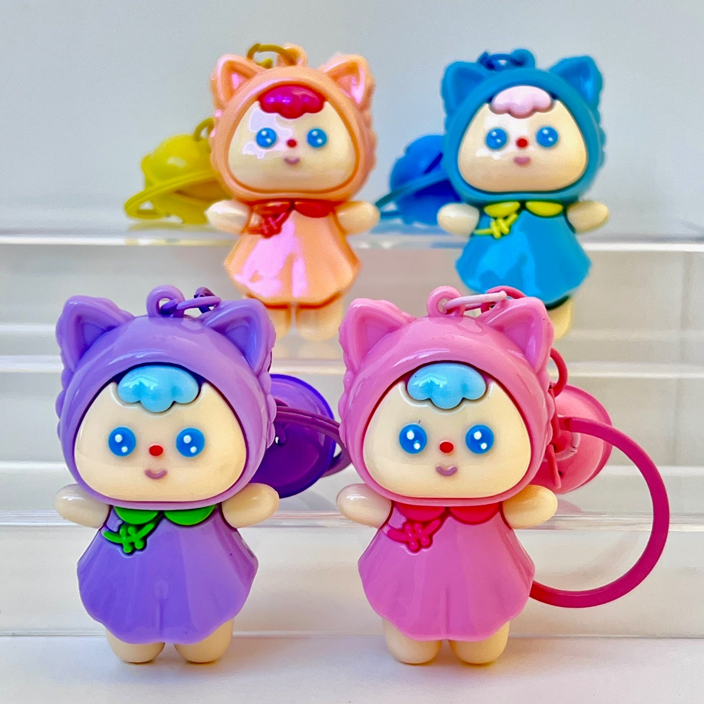 12195 Cat Doll Key Charm-12