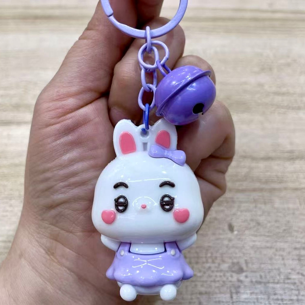 12197 Rabbit Key Charm-12