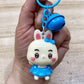 12197 Rabbit Key Charm-12