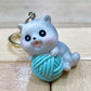 12202 Gray Cat Key Charm-12