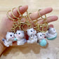 12202 Gray Cat Key Charm-12