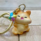 12203 Brown Cat Key Charm-12