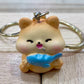 12203 Brown Cat Key Charm-12