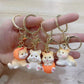 12204 Orange Cat Key Charm-12