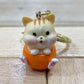 12204 Orange Cat Key Charm-12