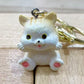12204 Orange Cat Key Charm-12