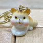 12204 Orange Cat Key Charm-12