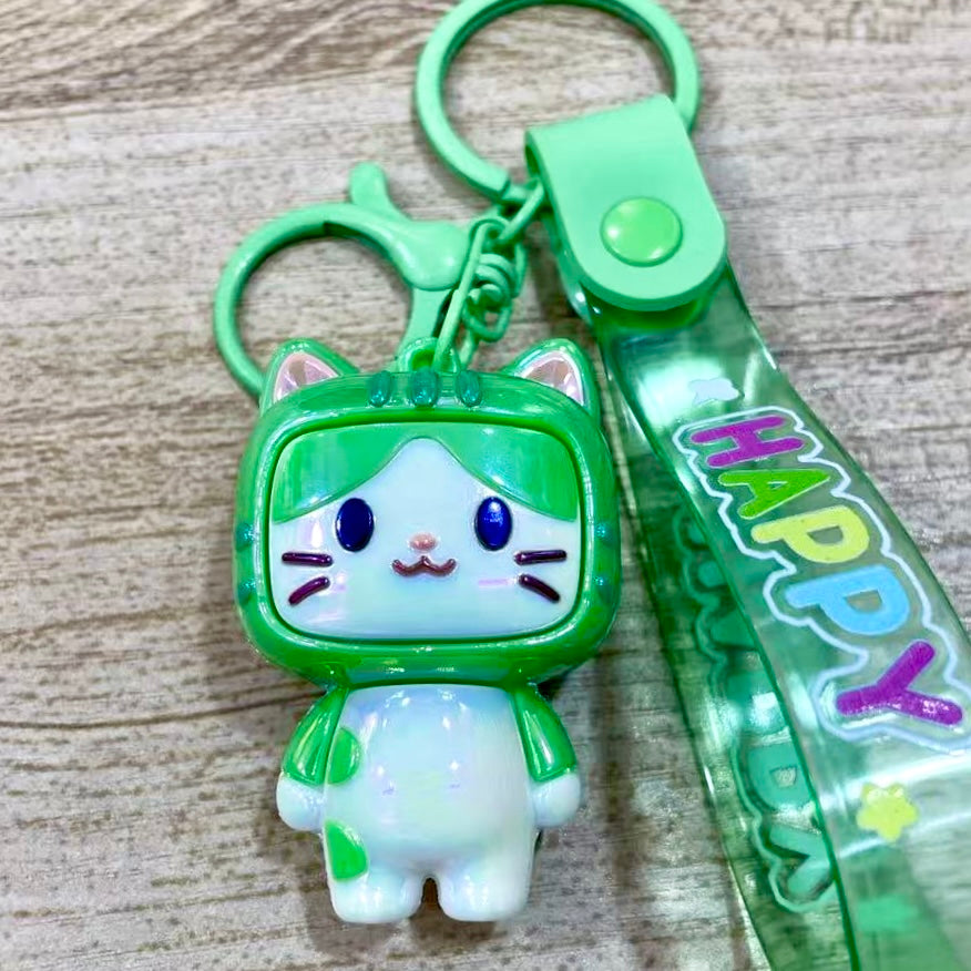 12205 TV Cat Key Charm-12