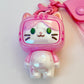 12205 TV Cat Key Charm-12