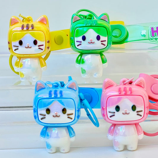 12205 TV Cat Key Charm-12