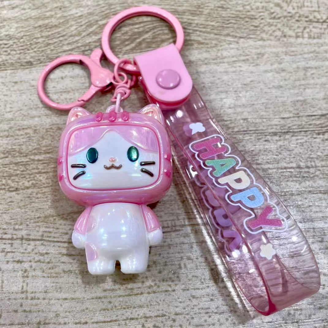 12205 TV Cat Key Charm-12