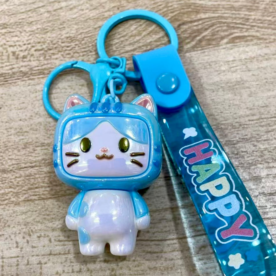 12205 TV Cat Key Charm-12