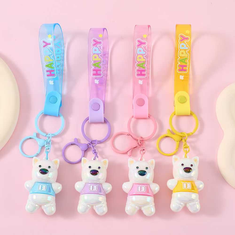 12206 Cute BearKey Charm-12