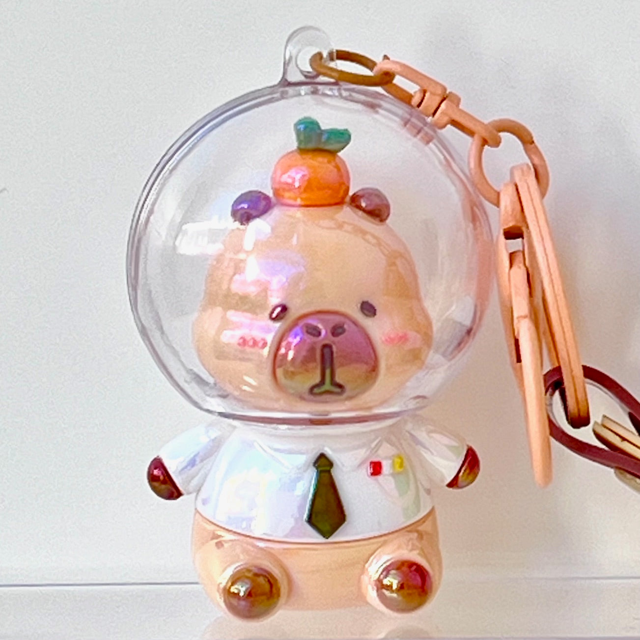 12207 Space Capybara Key Charm-12
