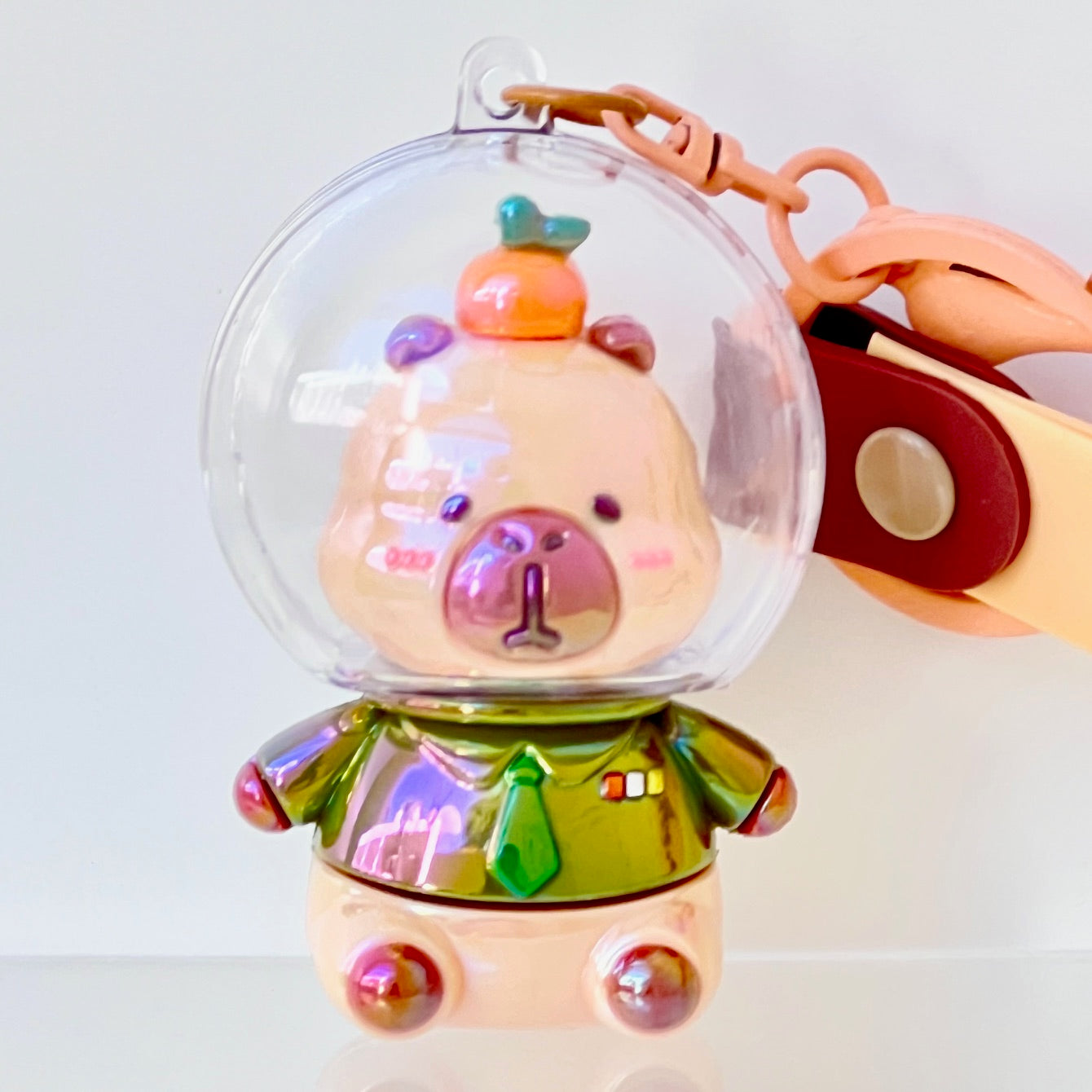 12207 Space Capybara Key Charm-12