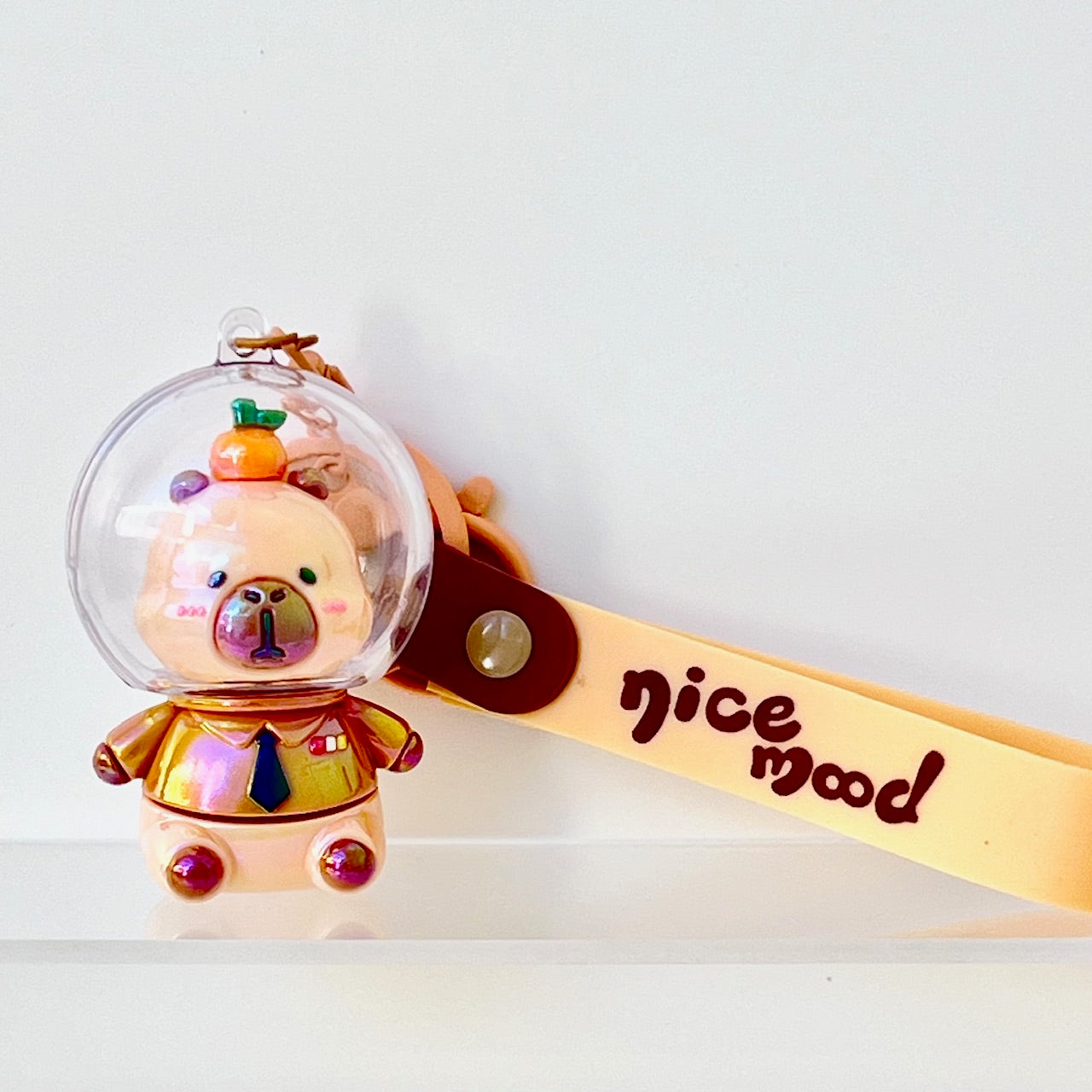 12207 Space Capybara Key Charm-12