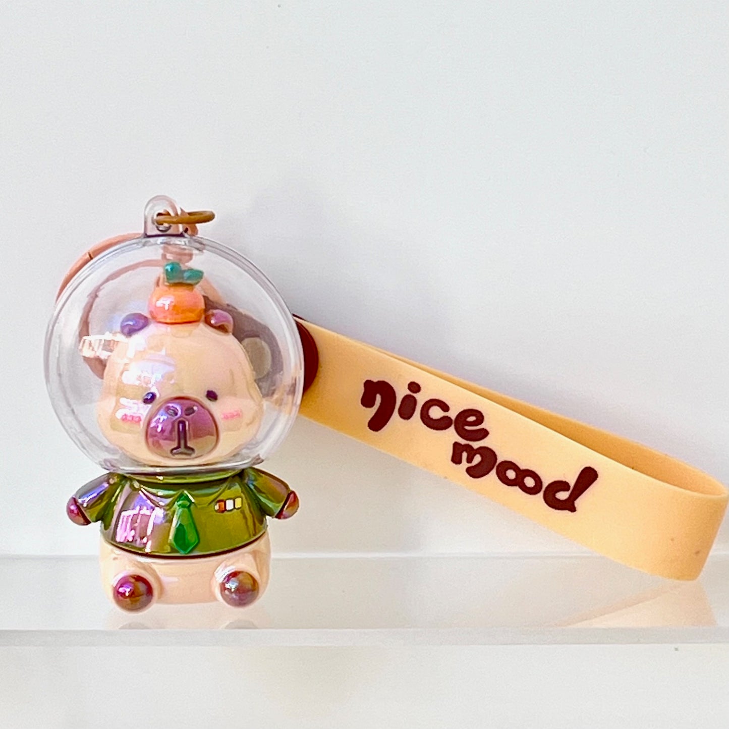 12207 Space Capybara Key Charm-12