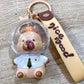12207 Space Capybara Key Charm-12