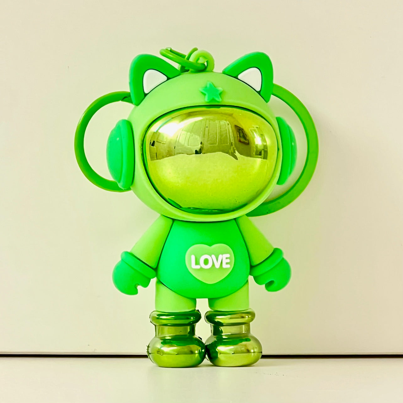12208 Space Cat Key Charm-12