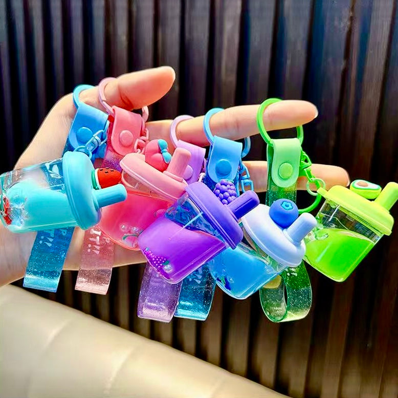 12210 Fruit Boba Floaty Key Charm-12
