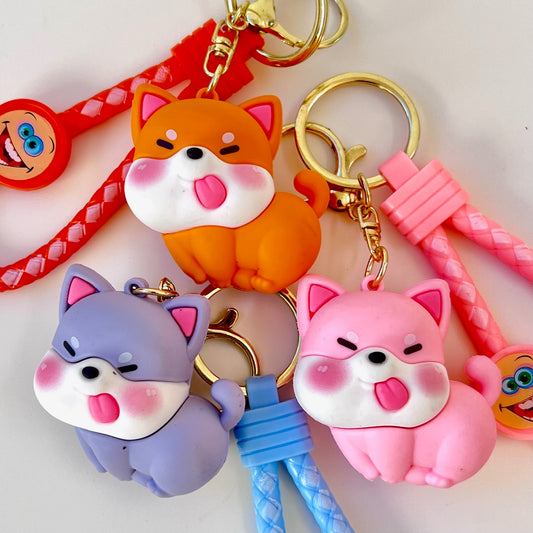 12211 Silly Dog Key Charm-12