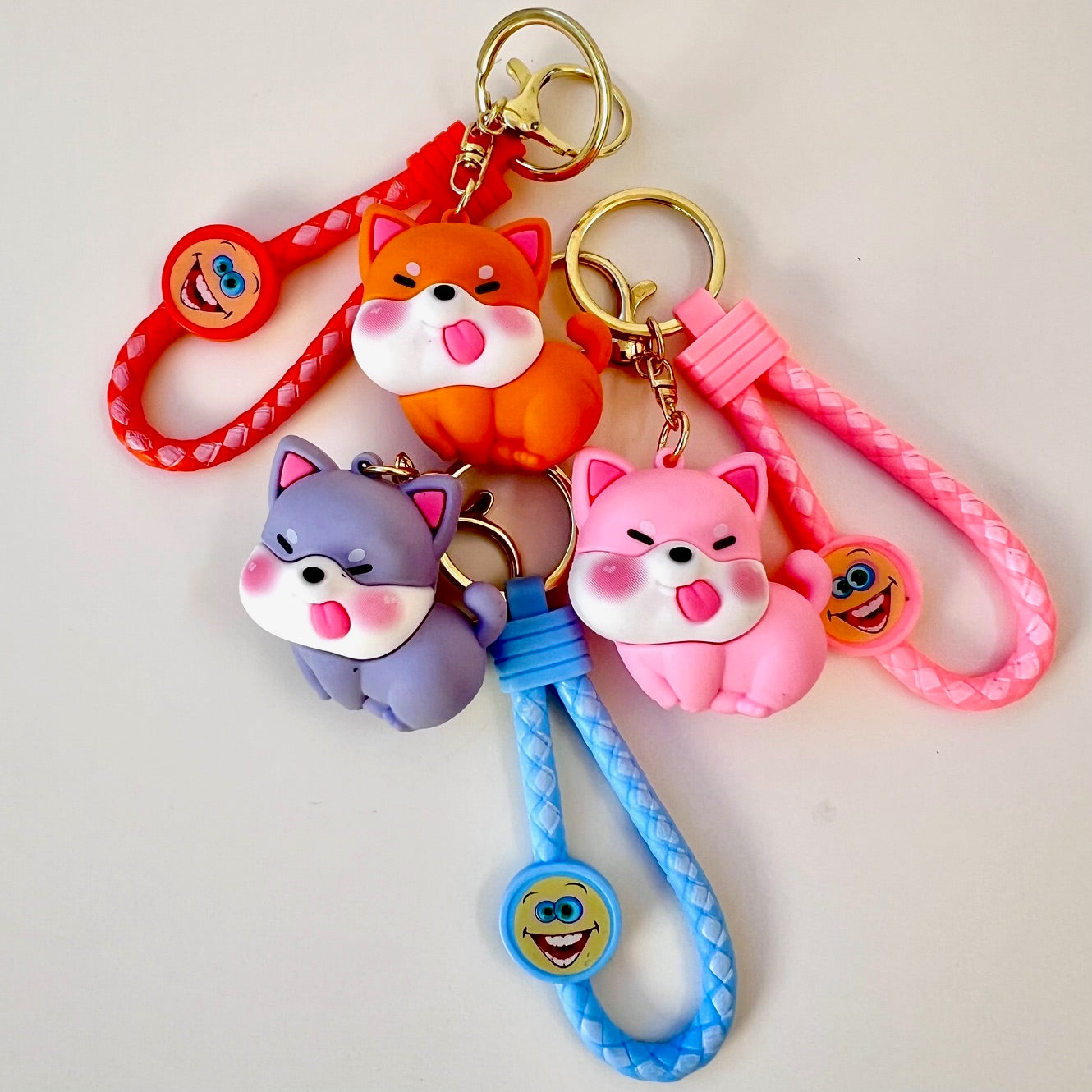 12211 Silly Dog Key Charm-12
