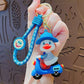 12214 Scooter Ducks Key Charm-12