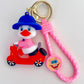 12214 Scooter Ducks Key Charm-12
