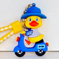 12214 Scooter Ducks Key Charm-12
