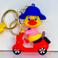 12214 Scooter Ducks Key Charm-12