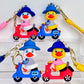 12214 Scooter Ducks Key Charm-12