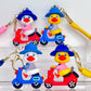 12214 Scooter Ducks Key Charm-12