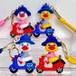 12214 Scooter Ducks Key Charm-12