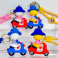 12214 Scooter Ducks Key Charm-12