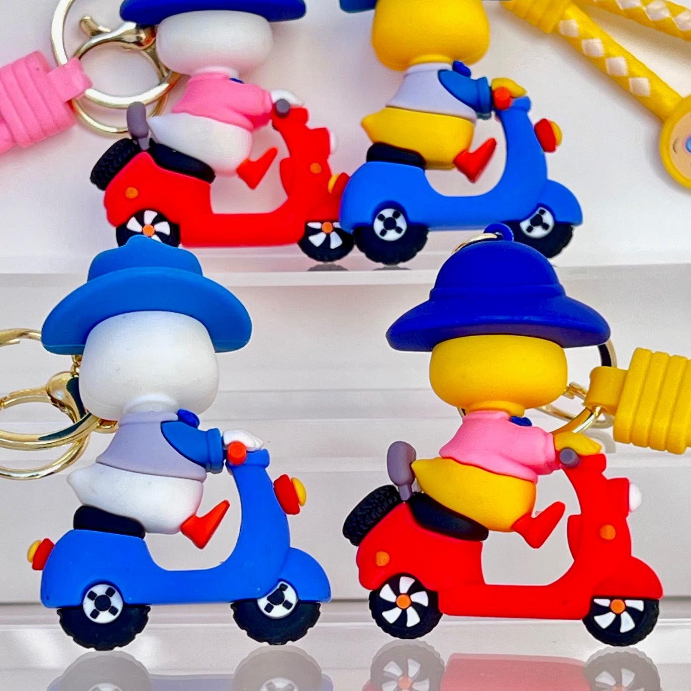 12214 Scooter Ducks Key Charm-12
