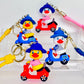 12214 Scooter Ducks Key Charm-12