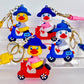 12214 Scooter Ducks Key Charm-12