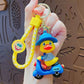 12214 Scooter Ducks Key Charm-12