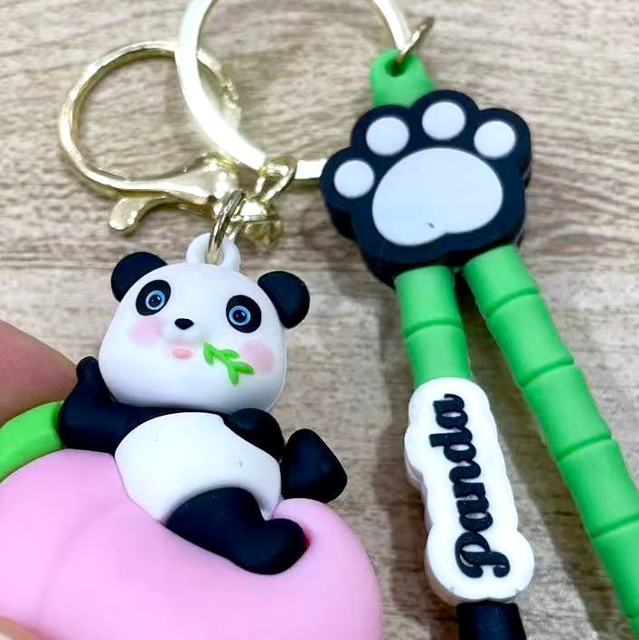 12215 Panda Fruit Key Charm-12